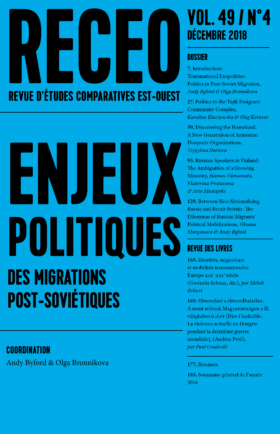 Enjeux politiques des migrations post-soviétiques